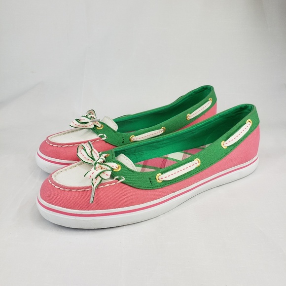 Sperry Shoes - Sperry Hailey Plaid Front Tie Boat Shoe